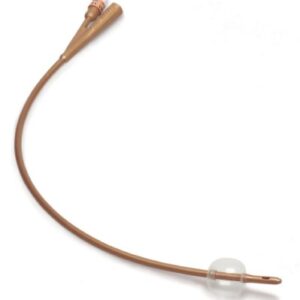Foley Catheter Dover IC 2-Way Standard Tip 5 cc Balloon 16 Fr. Silver Hydrogel Coated Silicone