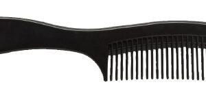 Comb Large Black Plastic