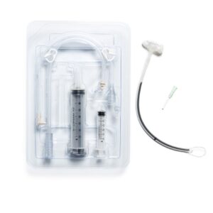 Low-Profile Transgastric-Jejunal Feeding Tube MIC-Key 18 Fr. 2.5 cm Tube Silicone Sterile