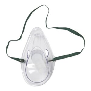 Aerosol Mask Medline Elongated Style Adult One Size Fits Most Adjustable Head Strap