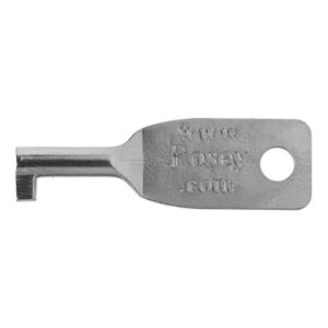 Replacement Key Posey Twice-As-Tough Silver Key and Tab