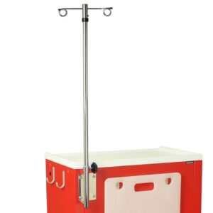 Cart IV Pole Harloff For Use with Harloff?s M-Series or A-Series Emergency Crash Carts.
