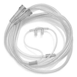 Demand Nasal Cannula Hudson RCI Adult Straight Prong / NonFlared Tip 5 Foot O2 Line