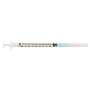 Standard Tuberculin Syringe with Needle PrecisionGlide 1 mL 5/8 Inch 25 Gauge NonSafety Thin Wall