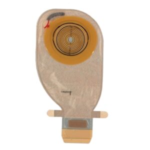 Ostomy Pouch AssuraInspire One-Piece System 11-1/4 Inch Length Flat, Trim to Fit 12 to 75 mm Stoma Drainable