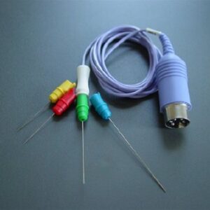 EMG Needle Electrode Teca Elite 26 Gauge X 1-1/2 Inch Length Coated Stainless Steel Sterile Sharp Concentric Needle Tip Disposable