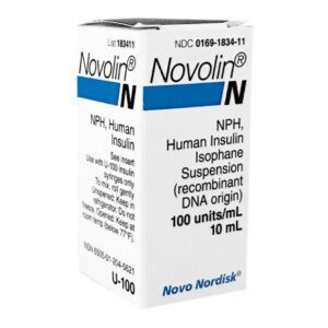 Novolin N NPH, Human Insulin Isophane 100 U / mL Injection 10 mL