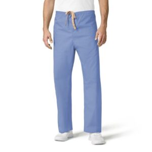 Scrub Pants Fashion Blend Large Ceil Blue Unisex