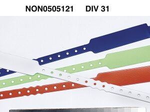 Identification Wristband Write On Band Permanent Snap Without Legend