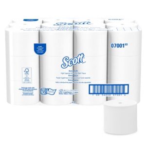 Toilet Tissue Scott Essential Extra Soft White 2-Ply Standard Size Coreless Roll 800 Sheets 3-9/10 X 4 Inch