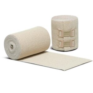 Elastic Bandage LoPress 3-1/10 Inch X 5-2/5 Yard Clip Detached Closure Tan NonSterile Standard Compression