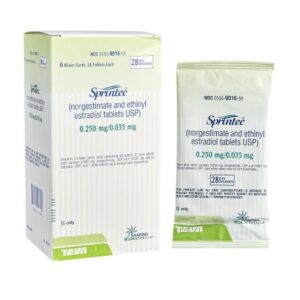 Sprintec Norgestimate / Ethinyl Estradiol 0.25 mg – 0.035 mg Tablet 168 Tablets