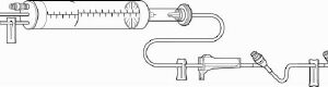 Burette IV Pump Set Clearlink Gravity / Pump 3 Ports 60 Drops / mL Drip Rate Without Filter 104 Inch Tubing Solution