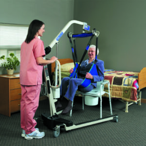 Stand Assist Sling 2 Point Cradle Without Head Support Chainless Large 350 lbs. Weight Capacity
