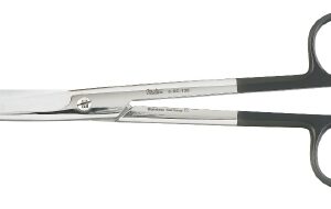 Operating Scissors Miltex SuperCut Mayo 6-3/4 Inch Length OR / Surgical Grade German Stainless Steel NonSterile Finger Ring Handle Curved Blunt Tip / Blunt Tip