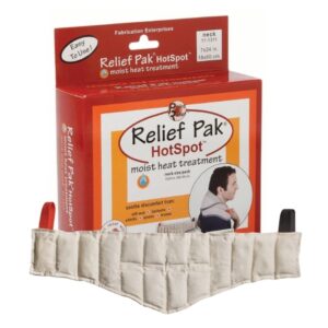 Moist Heat Therapy Pad Relief Pak HotSpot Contour Neck Fabric Reusable
