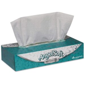Facial Tissue Angel Soft Professional Series White 7-3/5 X 8-4/5 Inch 100 Count