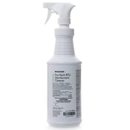 Surface Disinfectant Cleaner McKesson Pro-Tech Quaternary Based J-Fill Dispensing Systems Liquid 32 oz. Bottle Floral Scent NonSterile