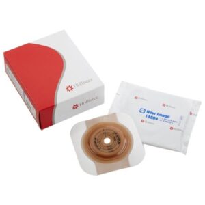 Ostomy Barrier FlexTend Trim to Fit, Extended Wear Adhesive Tape 70 mm Flange Blue Code System Hydrocolloid Up to 2 Inch Opening
