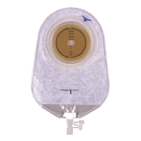 Urostomy Pouch Assura New Generation One-Piece System 10-3/4 Inch Length Convex, Trim to Fit 5/8 to 1-11/16 Inch Stoma Drainable