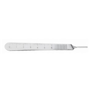 Scalpel Handle McKesson Argent German Stainless Steel Size 4