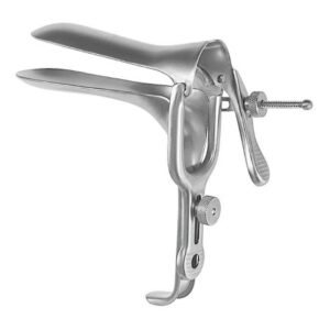 Vaginal Speculum McKesson Argent Graves NonSterile Surgical Grade Stainless Steel Medium Double Blade Duckbill Reusable Without Light Source Capability