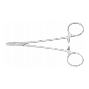 Needle Holder McKesson Argent Crile-Wood 6 Inch Length Serrated Jaws Finger Ring Handle