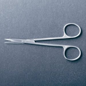 Iris Scissors McKesson 3-1/2 Inch Length Office Grade Stainless Steel Finger Ring Handle Straight