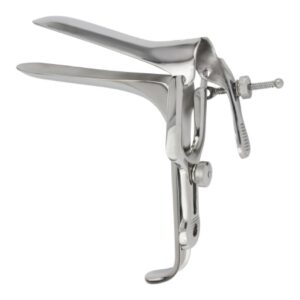 Vaginal Speculum McKesson Graves NonSterile Office Grade Stainless Steel Small Double Blade Duckbill Reusable Without Light Source Capability