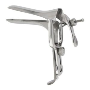 Vaginal Speculum McKesson Graves NonSterile Office Grade Stainless Steel Large Double Blade Duckbill Reusable Without Light Source Capability