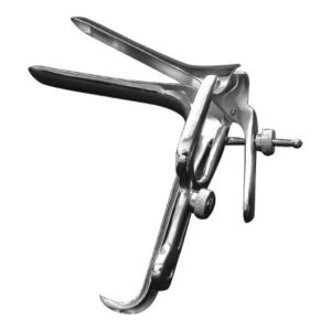 Vaginal Speculum McKesson Pederson NonSterile Office Grade Stainless Steel Medium Double Blade Duckbill Reusable Without Light Source Capability