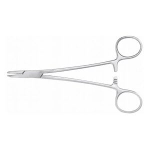 Needle Holder McKesson Mayo-Hegar 7 Inch Length Serrated Jaws Finger Ring Handle