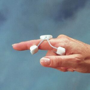 Extension Finger Splint Rolyan Adult Small Slide-On Left or Right Hand White