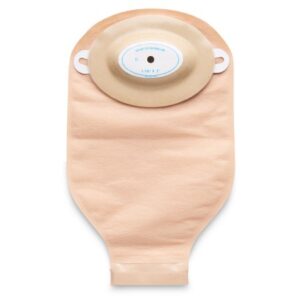 Ostomy Pouch Nu-Flex Nu-Comfort Two-Piece System Oval B, Convex, Trim to Fit 1-1/8 to 2 Inch Stoma Drainable