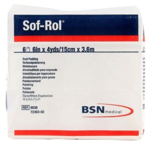 Cast Padding Undercast Sof-Rol 6 Inch X 4 Yard Rayon NonSterile