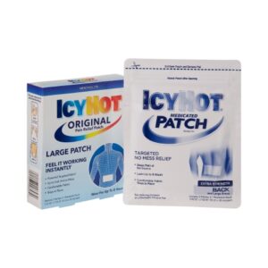Topical Pain Relief Icy Hot 5% Strength Menthol Patch 5 per Box
