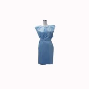 Patient Exam Gown Premium 2X-Large Blue Disposable