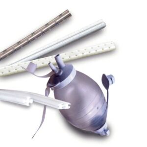 Wound Drain Tube S-Vac Round Hubless Type With Trocar 4 Channel Type 15 Fr. Size Sterile