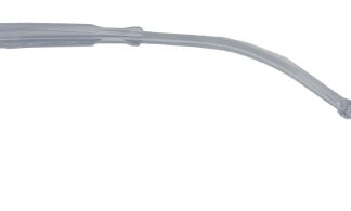Suction Tube Handle with Tubing Medline Rigid Curved Type Bulb Tip Yankauer Style Non-Vented Sterile