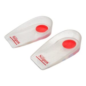 Heel Cup WonderZorb Wondercup U-Shaped Silicone Female 10 to 12 / Male 9 to 11 Clear / Red