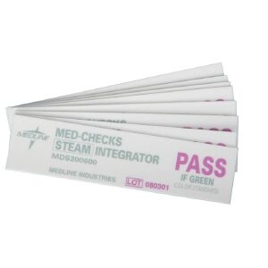 Med-Checks Sterilization Chemical Integrator Strip Steam 4 Inch Length