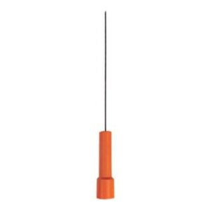 EMG Needle Electrode with Leadwire Teca 28 Gauge X 1-1/2 Inch Length X 24 Inch Lead Length Coated Stainless Steel Sterile Sharp Monopolar Needle Tip Disposable
