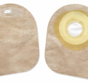 Ostomy Pouch Premier One-Piece System 7 Inch Length Flat, Trim To Fit 5/8 to 2-1/8 Inch Stoma Closed End
