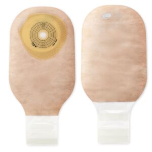 Colostomy Pouch Premier One-Piece System 12 Inch Length Flat, Trim To Fit 5/8 to 2-1/8 Inch Stoma Drainable
