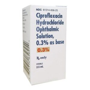 Ciprofloxacin HCl 0.3% Ophthalmic Drops 2.5 mL