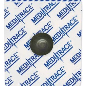 ECG Monitoring Electrode Snap Connector Conductive Adhesive Gel Foam Backing Adult Non-Radiolucent 5 per Pack