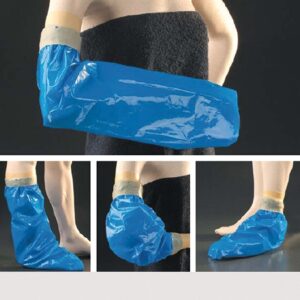 Foot / Ankle Cast Protector ShowerSafe One Size Fits Most Plastic 10 X 20 Inch