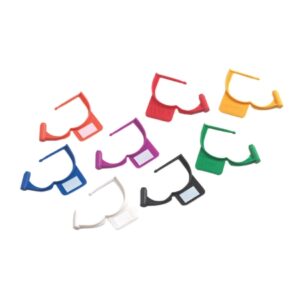 Tamper Evident Locking Tag Colortrack Snap Lock Assorted Plastic