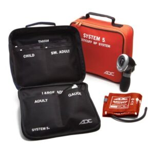 Aneroid Sphygmomanometer Unit System 5 Multiple Sizes Nylon Cuff 13 – 66 cm Palm Aneroid