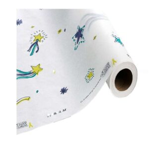 Table Paper Stars of Hope 21 Inch Width 125 Foot Length Print (Stars) Crepe